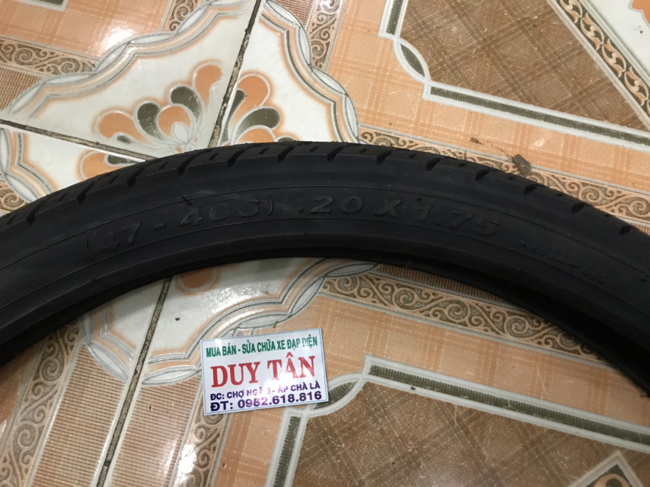 vỏ xe đạp điện kenda 20 x 1.75