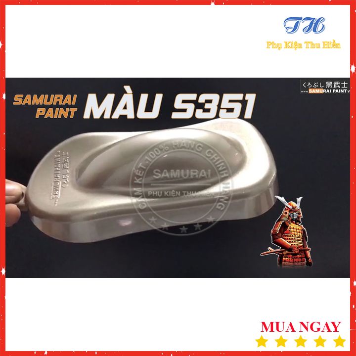 Chai Xịt Sơn Samurai Màu Vàng Đồng - Mã S351
