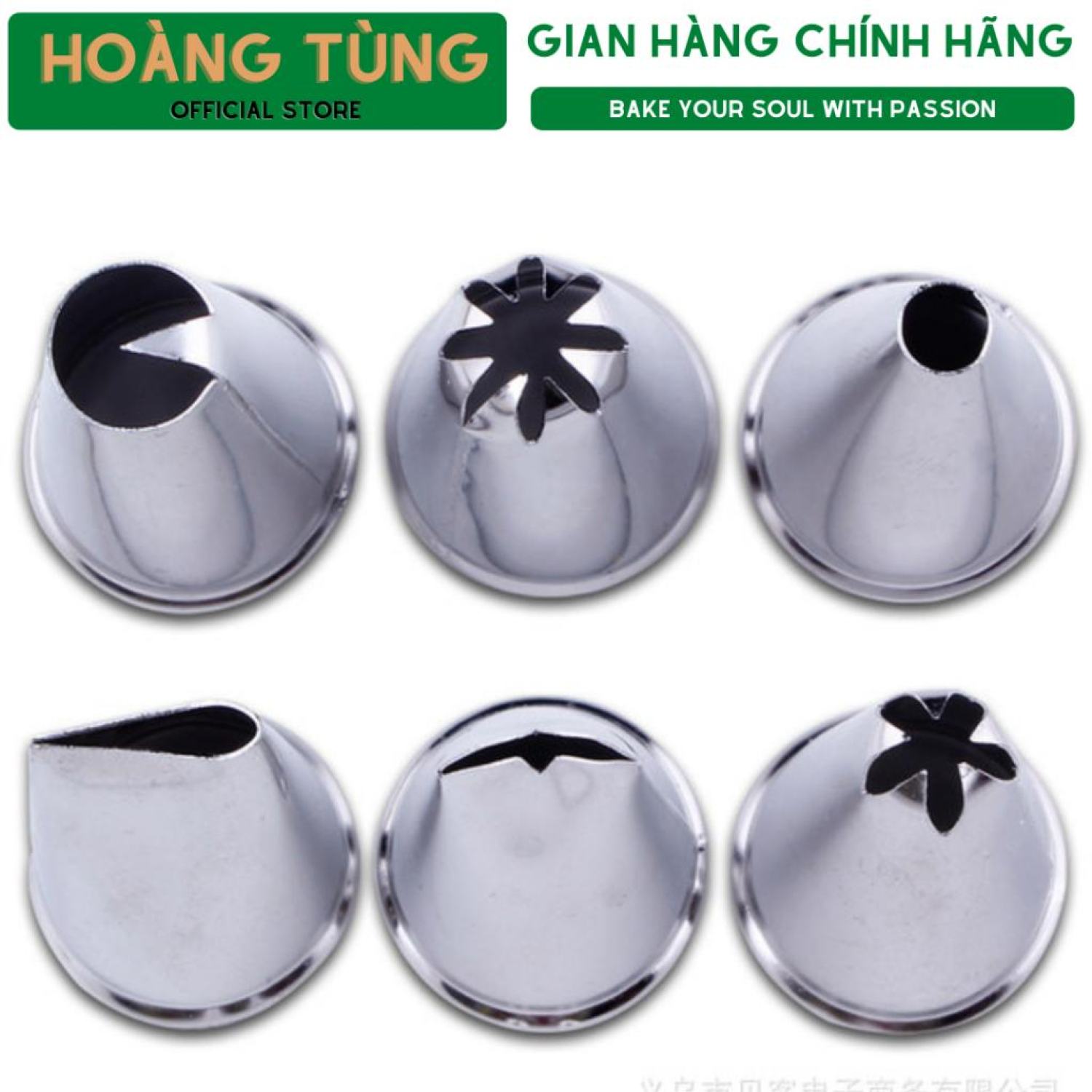 Bộ 6 Đui Bắt Kem Kèm Chốt