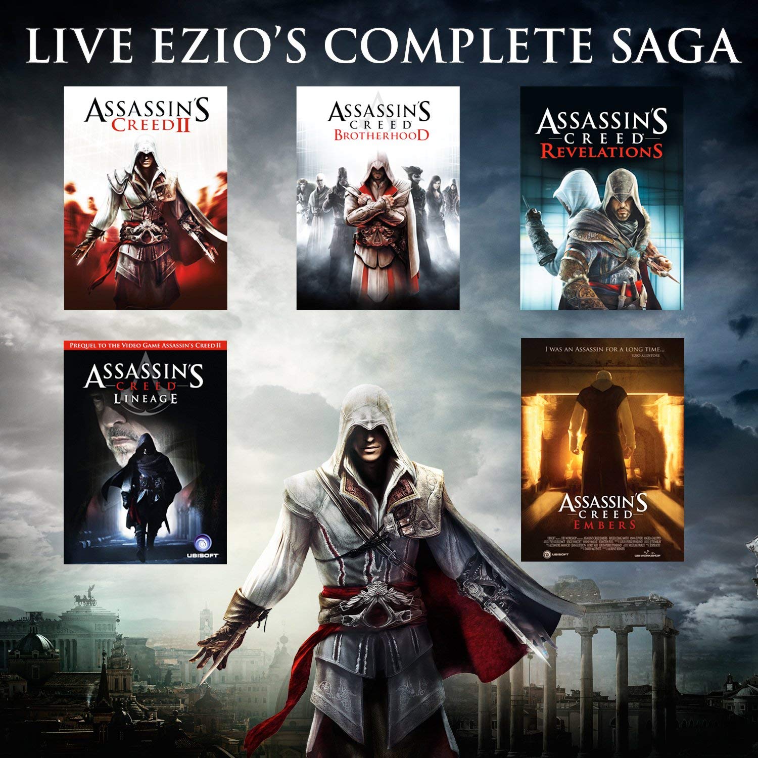 [US] Đĩa game Assassin Creed The Ezio Collection - PS4