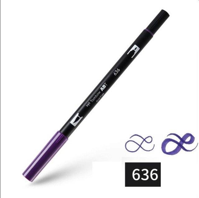 Bút cọ Tombow Dual brush tone Purple
