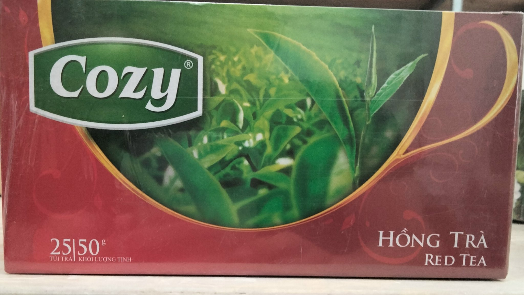 TRÀ COZY HỒNG TRÀ TÚI LỌC 50G
