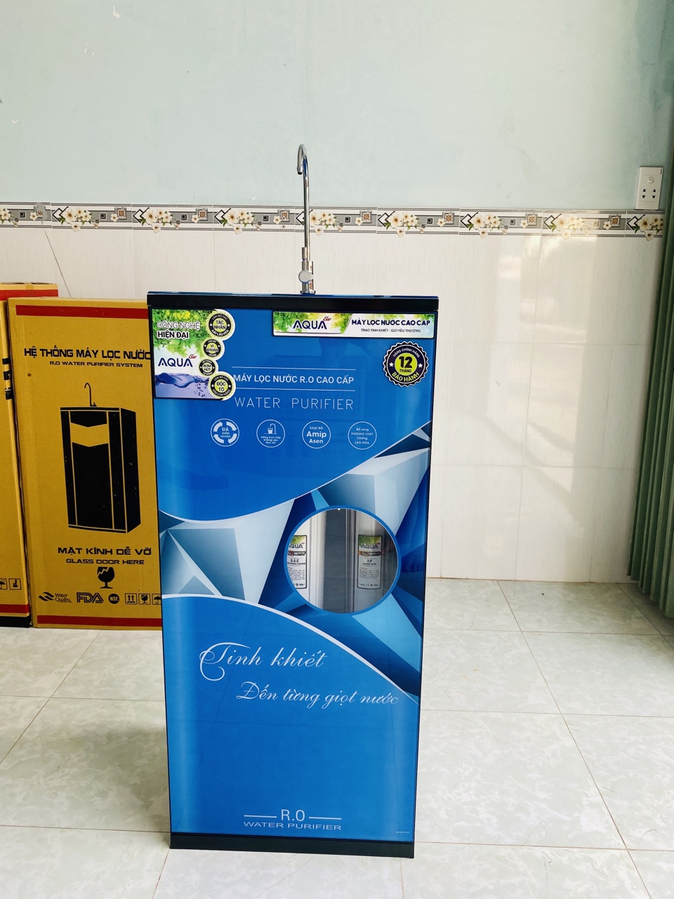 [CTKM- TẶNG 2 BỘ LÕI LỌC] MÁY LỌC NƯỚC RO TINH KHIẾT AQUAISTAR 9 CẤP LỌC