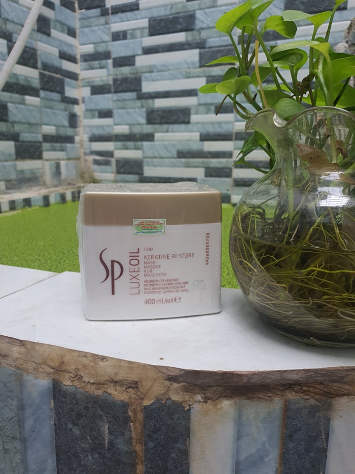 Mặt nạ ủ phục hồi tóc SP Wella Luxe oil Keratin Restore Mask 400ml