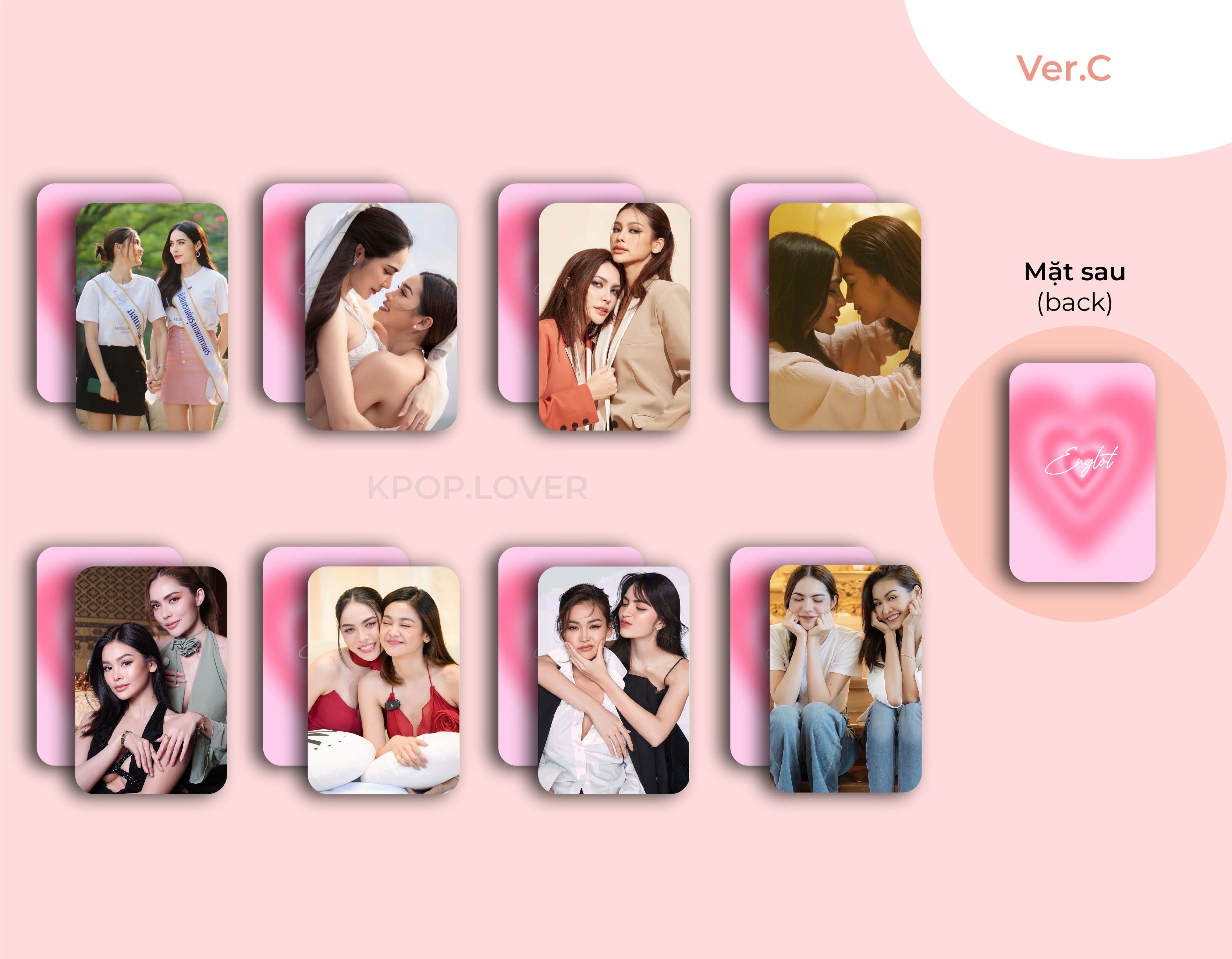 SET 8 CARD BO GÓC Englot