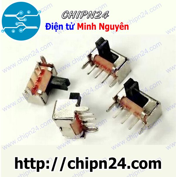 [5 cái] (KG1) Công Tắc Gạt 2mm SK12D07 VG4 Cong (3 chân 2 vị trí)