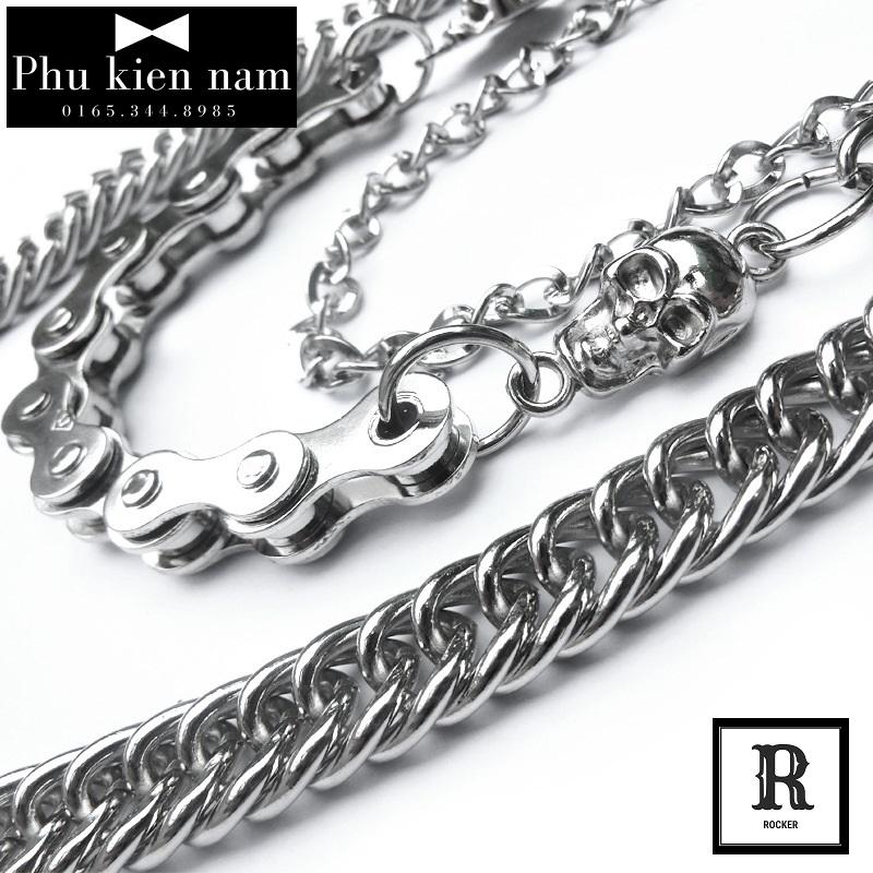 Xích quần Jeans – Chuỗi Silver Manacle - Mã XQJ009