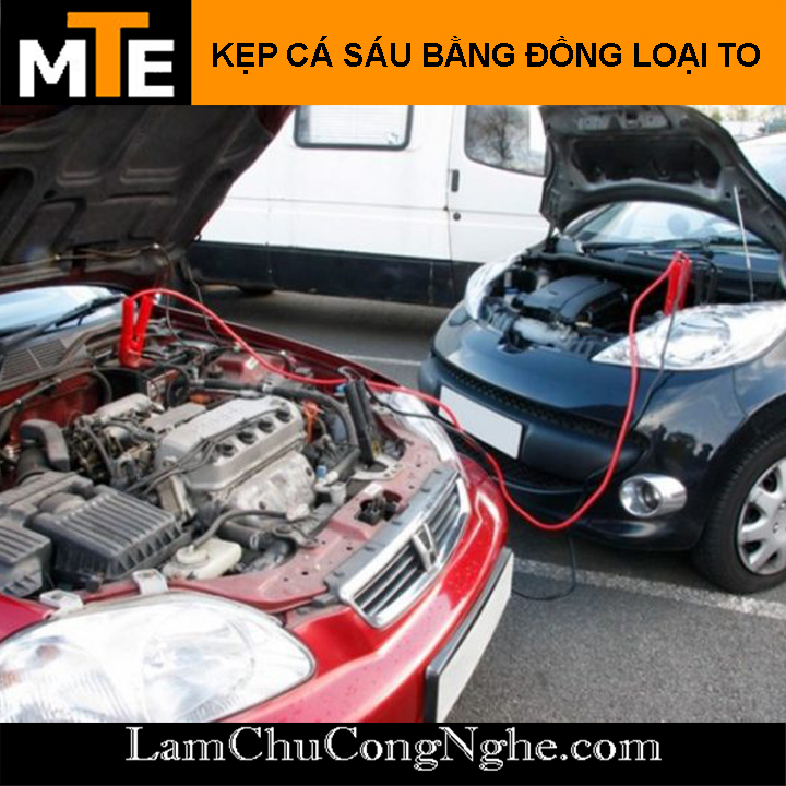 Cặp kẹp cá sấu kiểm tra bình acquy 95mm 100A