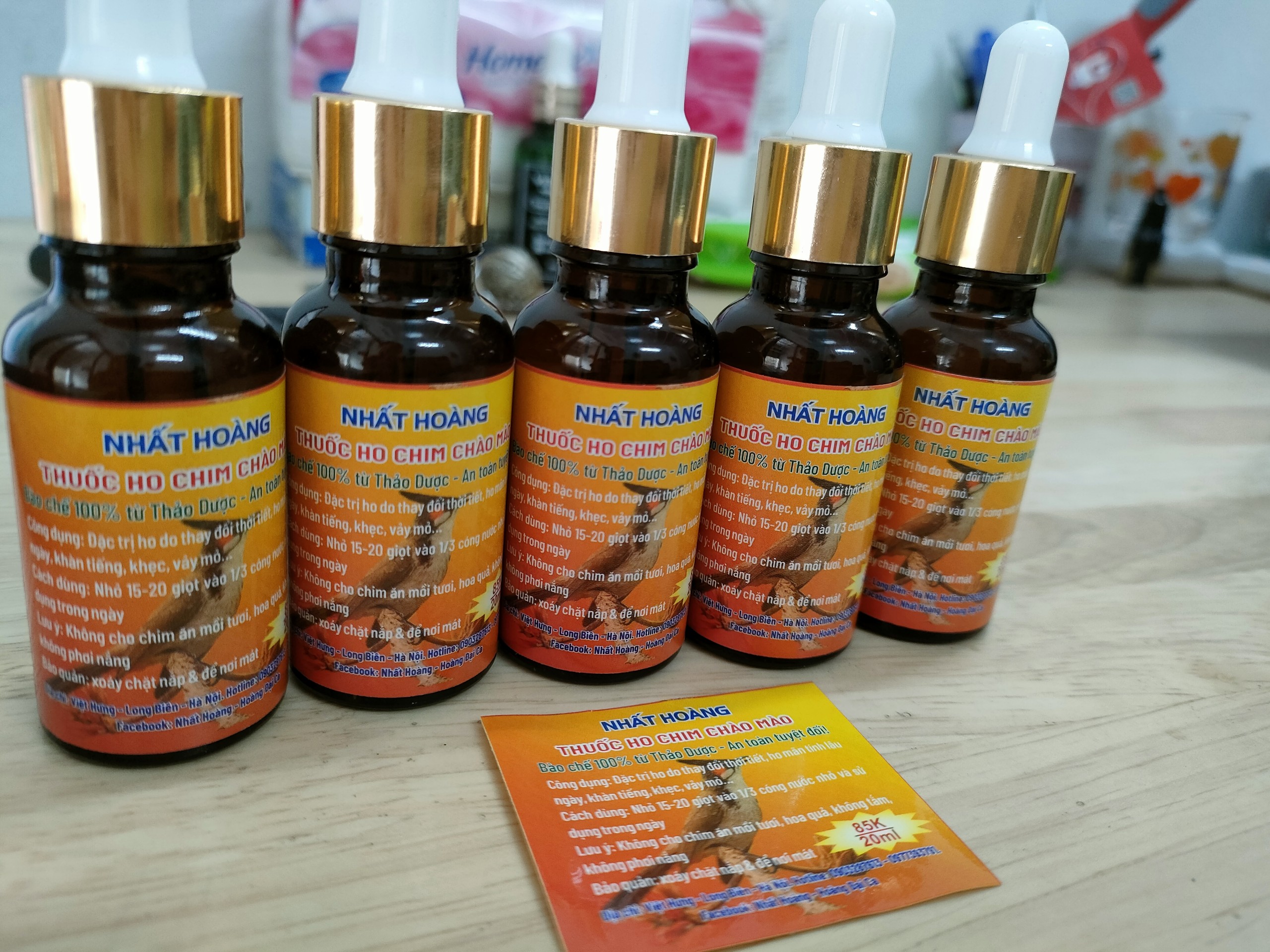 Thuốc ho Nhất Hoàng dành cho chào mào