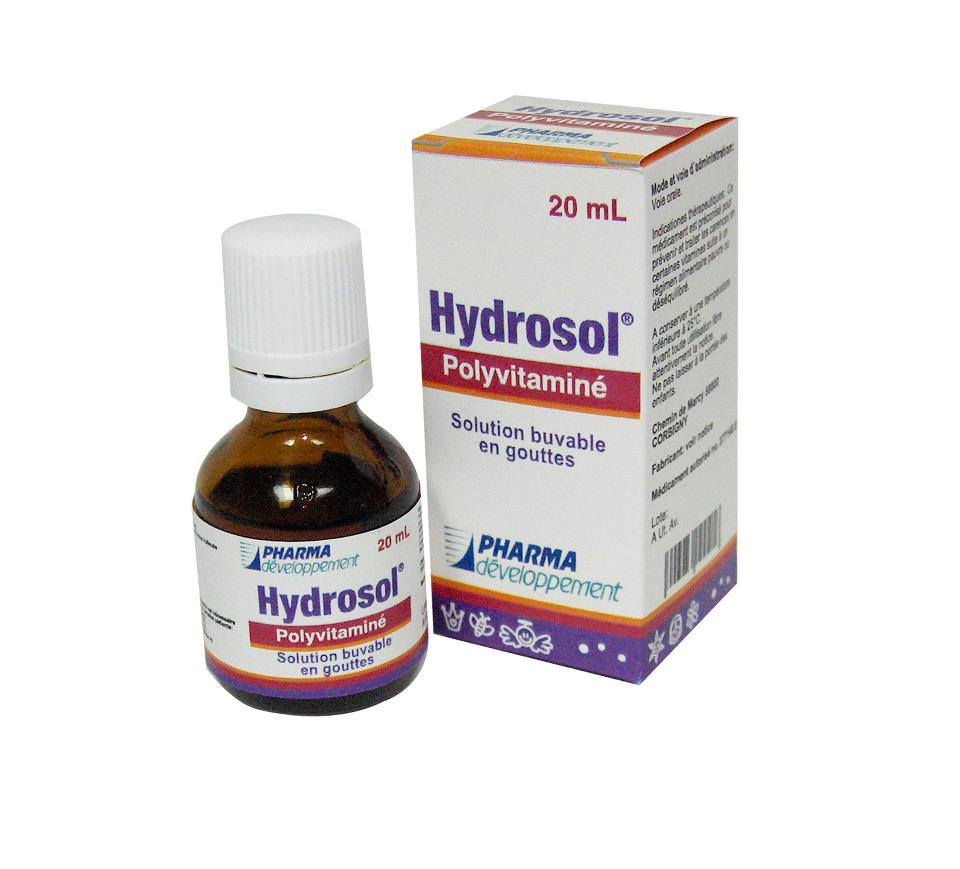 Vitamin Hydrosol Polyvitamin cho trẻ biếng ăn - Lọ 20 ml