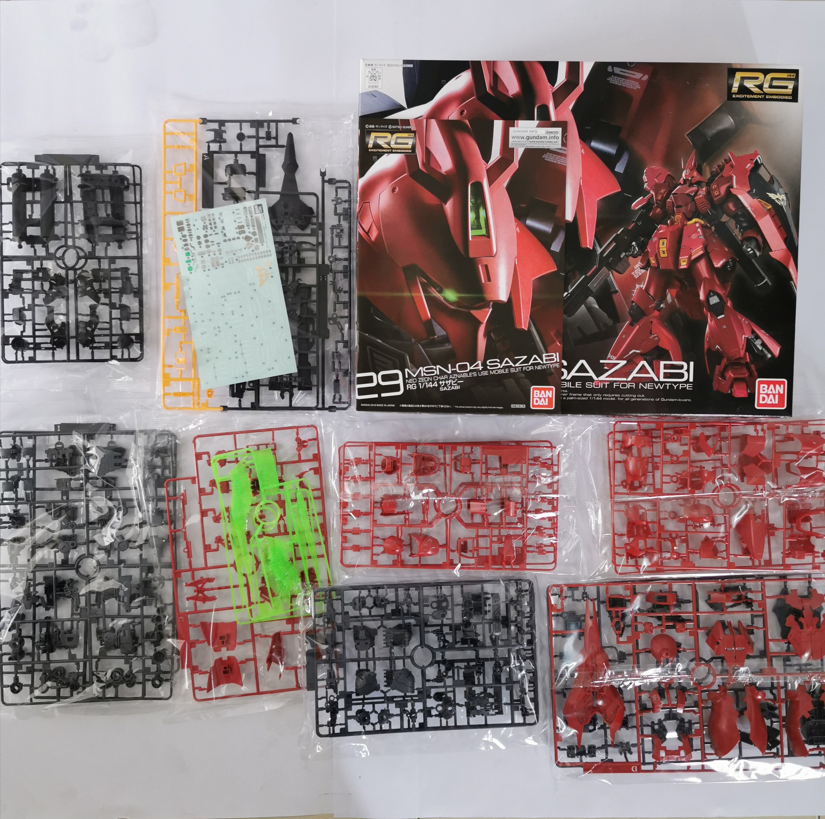 [RG] Mô hình Gundam Sazabi