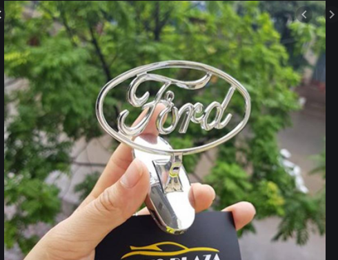 Logo thương hiệu gắn mui xe Ford cực đẹp
