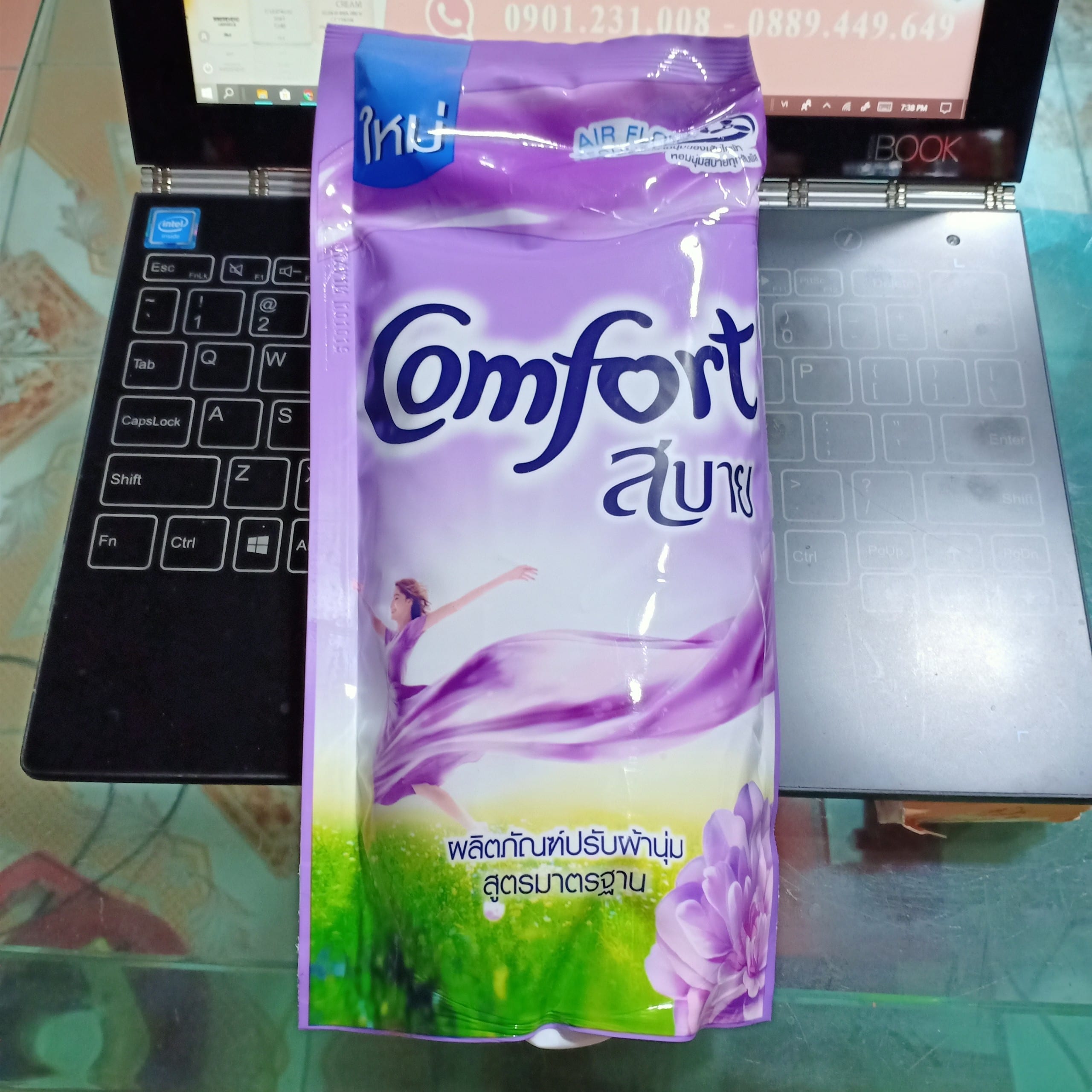 [HCM]Combo 3 bịch comfort thái 580ml màu tím