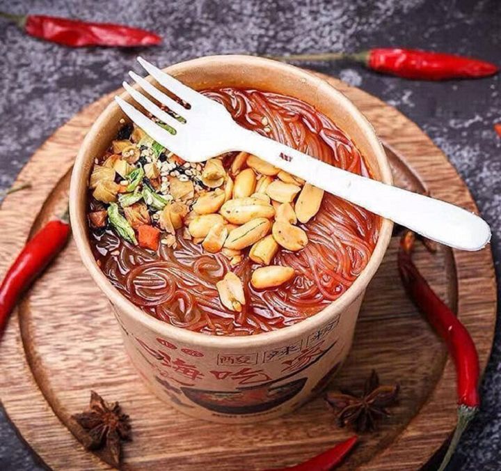 [HCM]1 thùng miến chua cay trùng khánh (6 cốc)