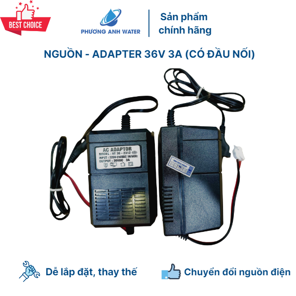 Nguồn - Adapter 24V và 36V sử dụng cho máy lọc nước, máy phun sương