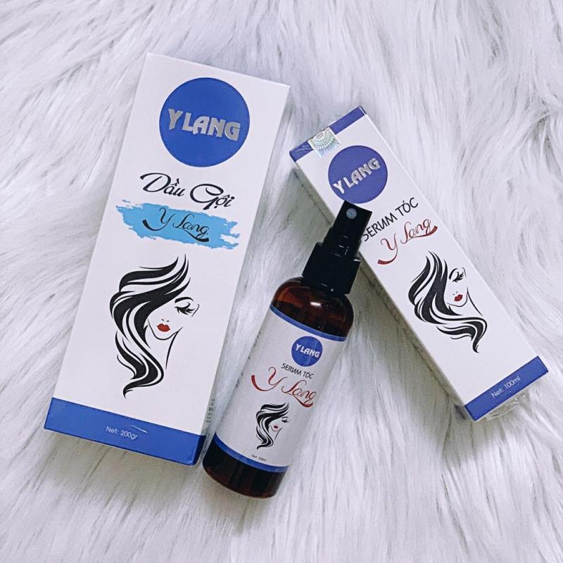 Bộ Dầu Gội + Serum Giúp Mọc Tóc Nhanh - Trị Rụng - Dưỡng Tóc Y LANG (Dầu Gội 200ml, Serum 100ml)