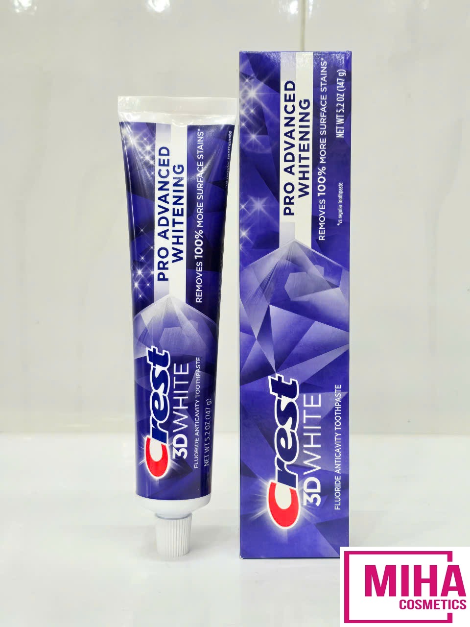 Kem Đánh Răng Crest 3D White Advanced Whitening Triple 147g USA