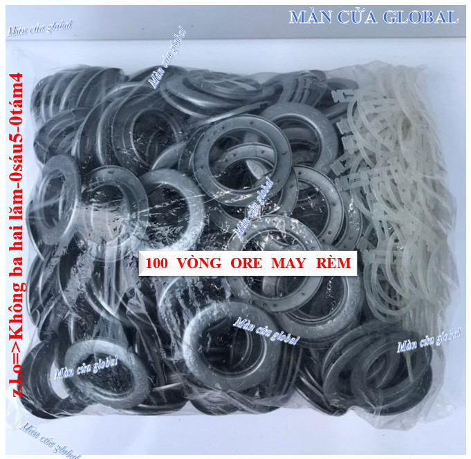Khoen ore may rèm màn cửa (100 bộ/1 gói-bịch)