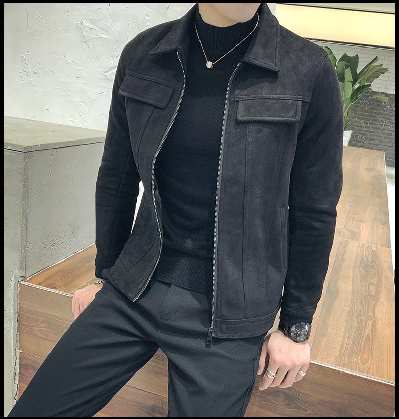 ÁO KHOÁC DA LỘN LÓT LÔNG CAO CẤP AKDL02