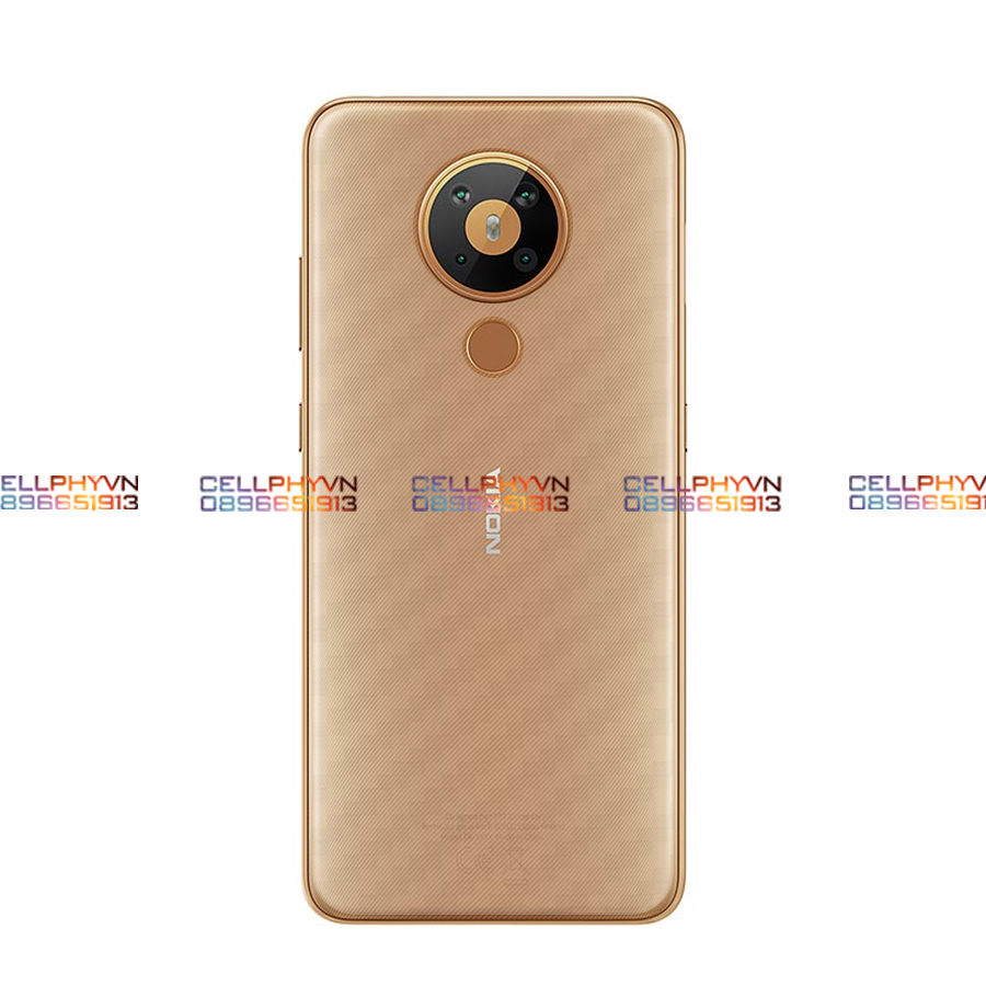 Miếng Dán Mặt Lưng Họa Tiết Vân Cacbon Dành Cho Nokia 5.3