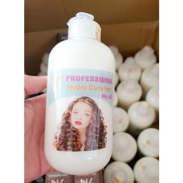 Kích xoăn tóc Hydro Curly Hair 450ml chính hãng ,thuốc uốn tóc, thuốc làm xoăn tóc đơn giản
