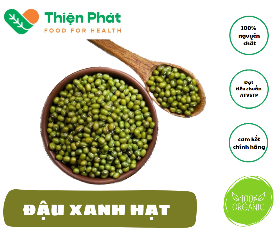 [HCM]Đậu Xanh Hạt Nguyên Hàng Chuẩn Đẹp 0.5Kg
