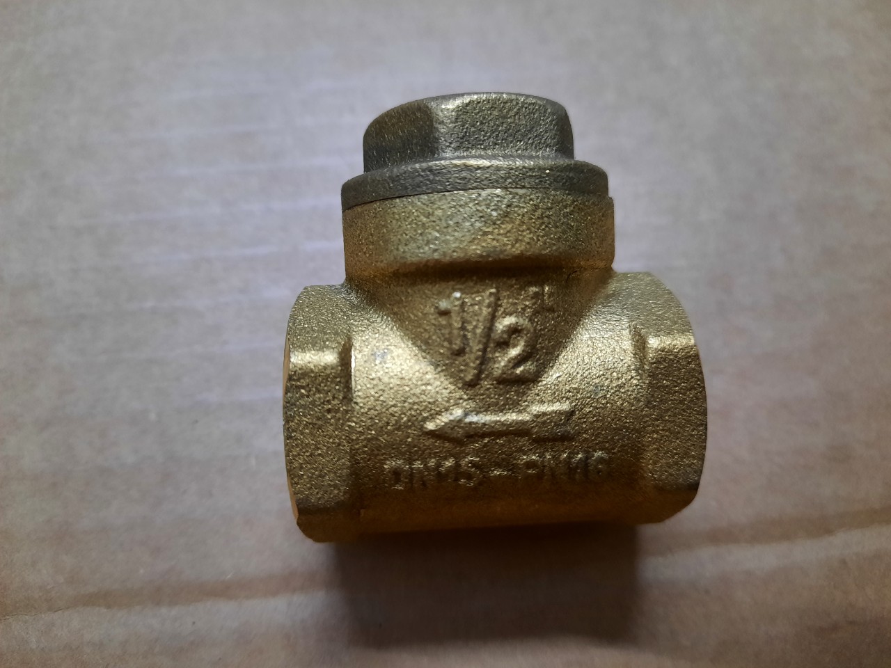 Italian Brass One-Way Valve Art.130 Phi 21 Phi 27 Phi 34