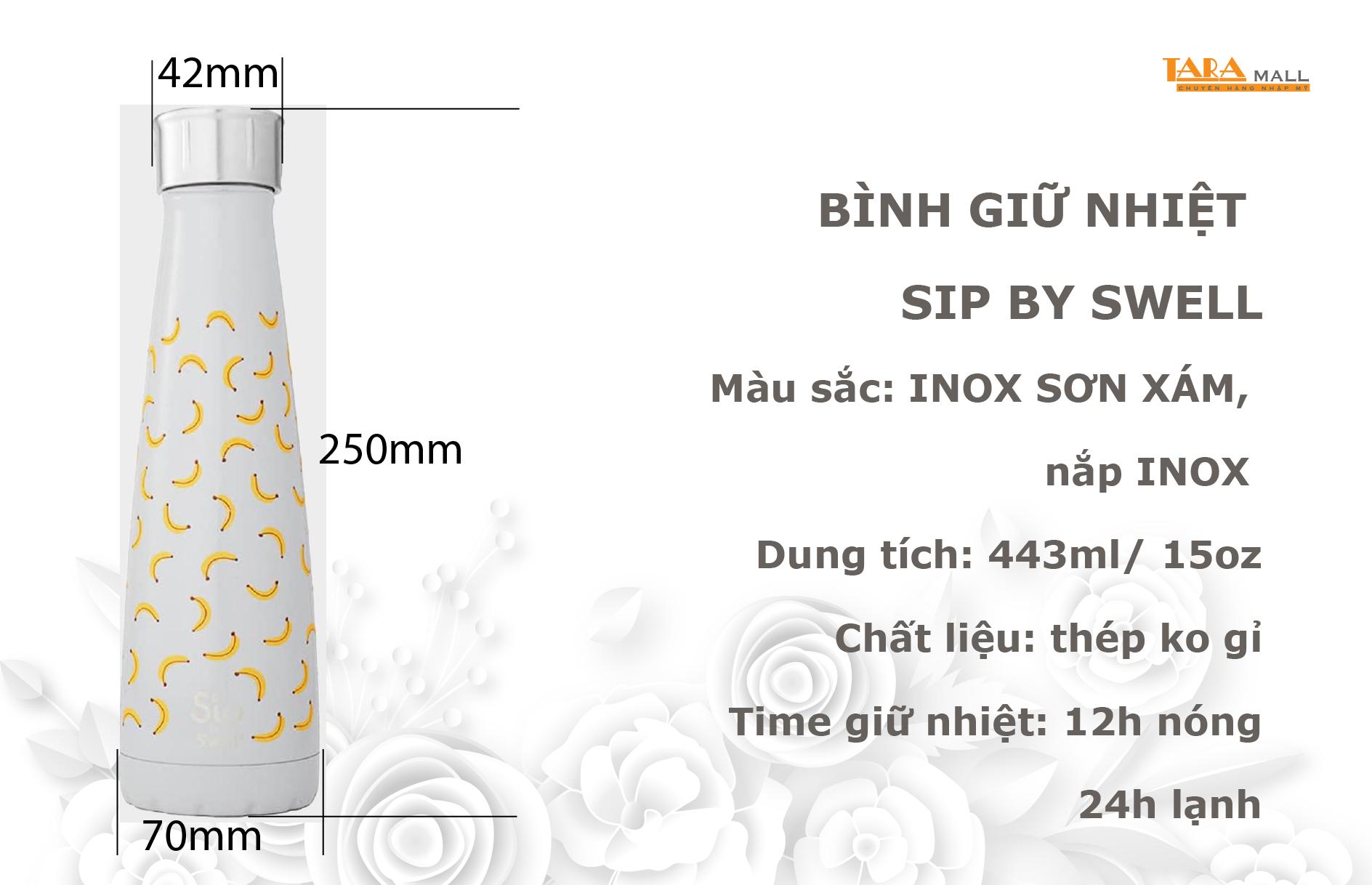 BÌNH GIỮ NHIỆT  SIP BY SWELL 443ML