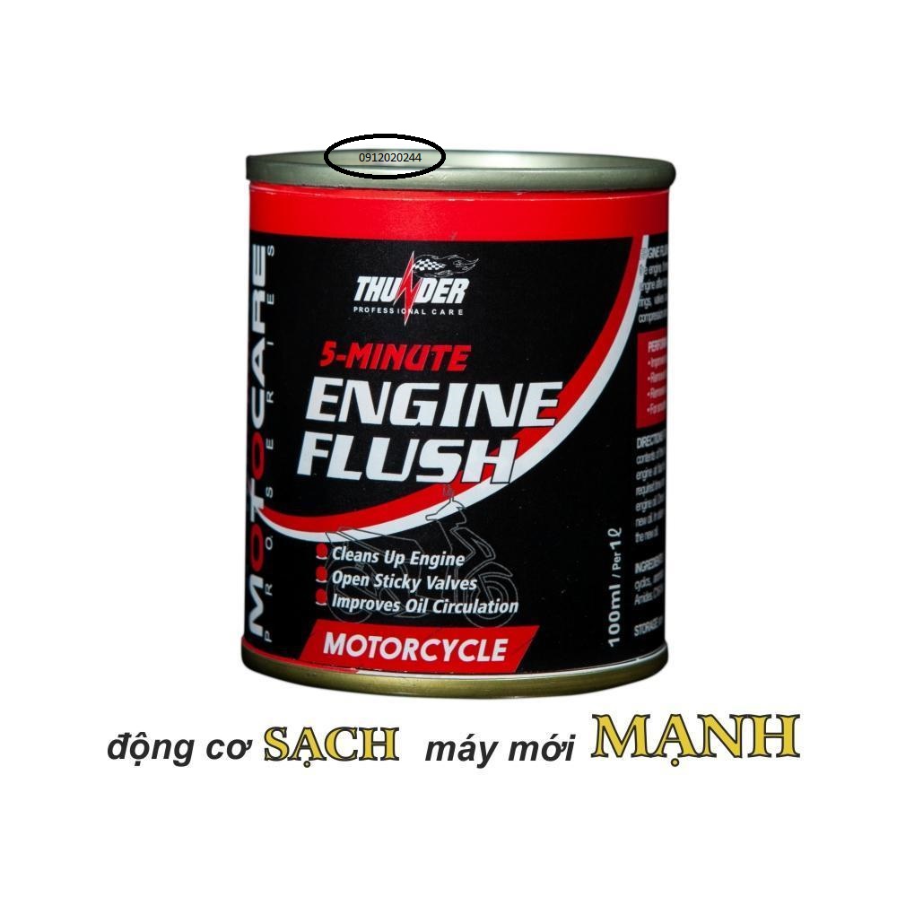 Súc rửa Nhớt trong động cơ 5-Minute Thunder Engine Flush 100ml