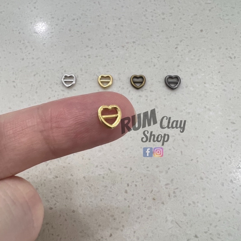 Khoá Hình Trái Tim 3mm Mini cho Obitsu, Bjd, Búp bê