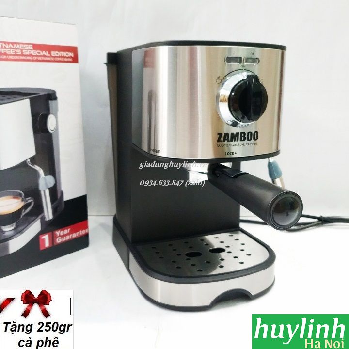 Máy pha cà phê Zamboo ZB-86CF - Tặng 250 gr cafe