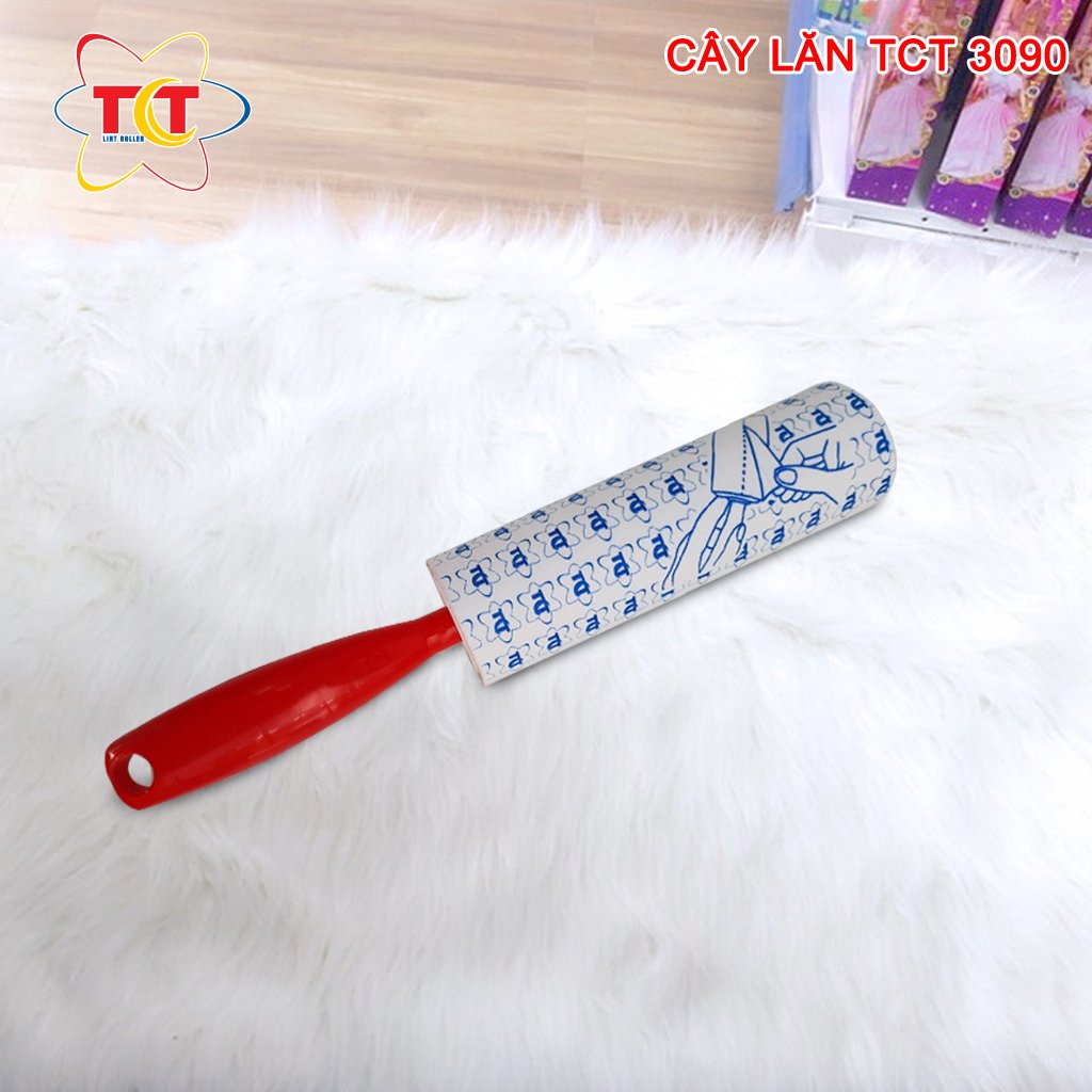 CÂY LĂN BỤI TCT 3090 (gồm 1 cán nhựa 16cm, 1 lõi 16cm, 90 lớp)