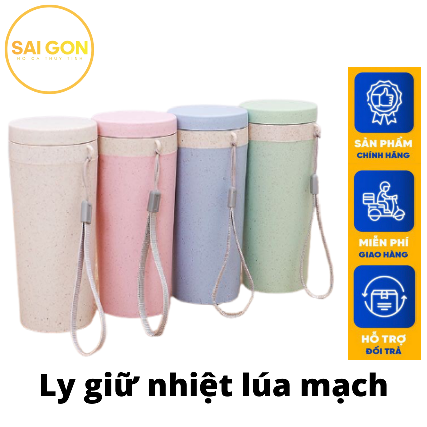 Cốc giữ nhiệt lúa mạch 350ml TK-L019