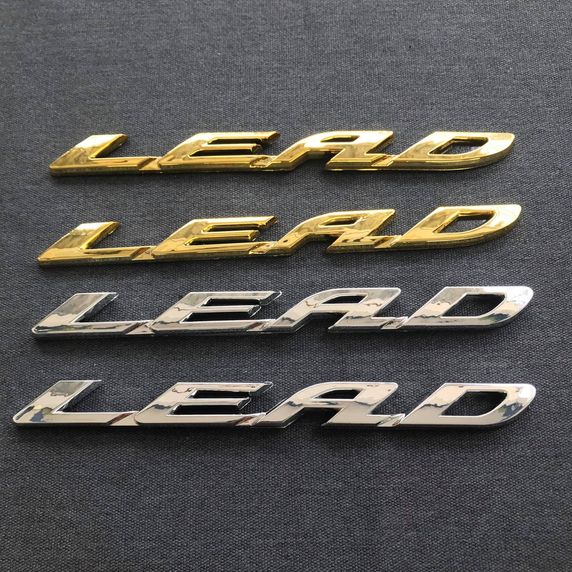 Tem chữ nổi lead cho dòng xe phái nữ zin