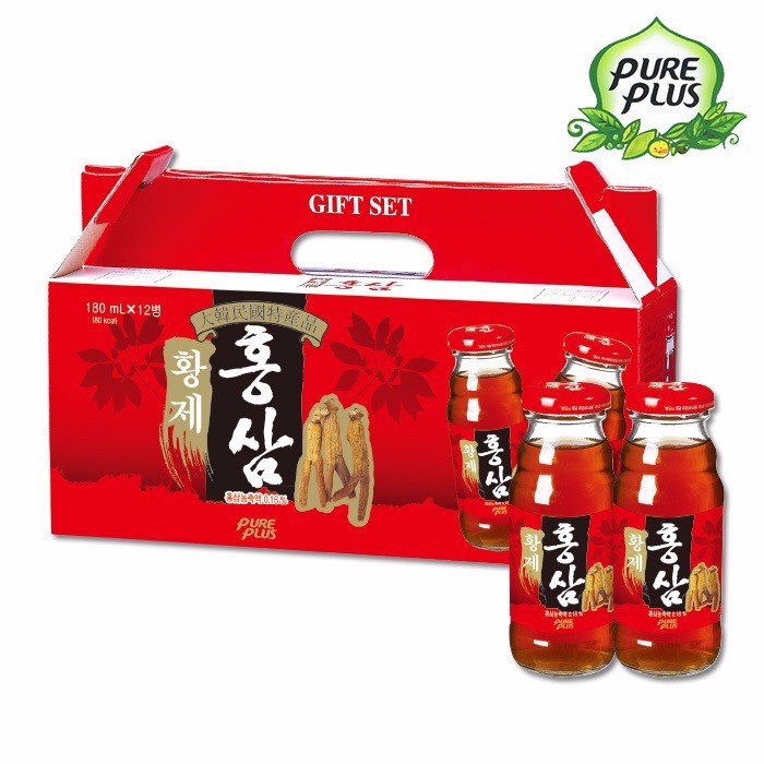 Hộp Nước Hồng Sâm Hoàng Đế Hàn Quốc (180ml x 12)