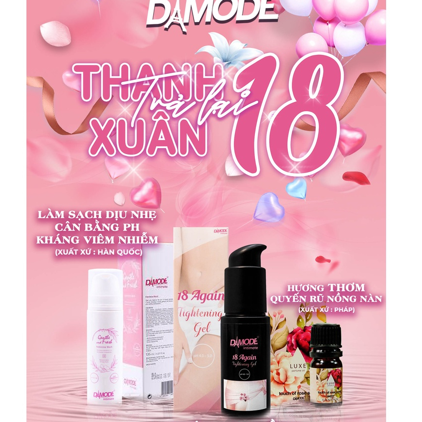 [ Chính Hãng] Combo 3 Sản Phẩm Thanh Xuân 18 Again Damode cho nữ