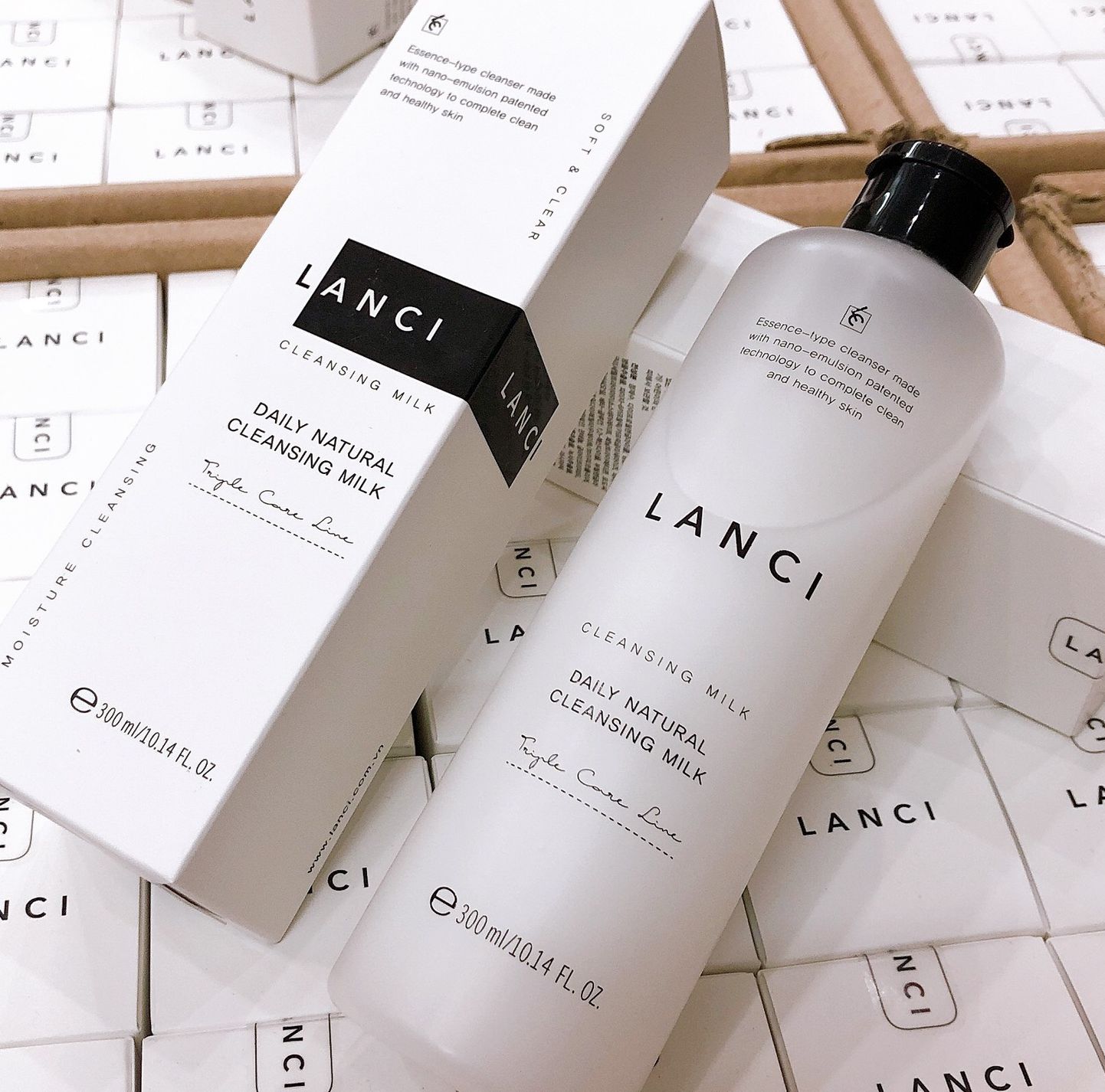 [HCM]Sữa tẩy trang đa năng Lanci Black Peat Hàn Quốc