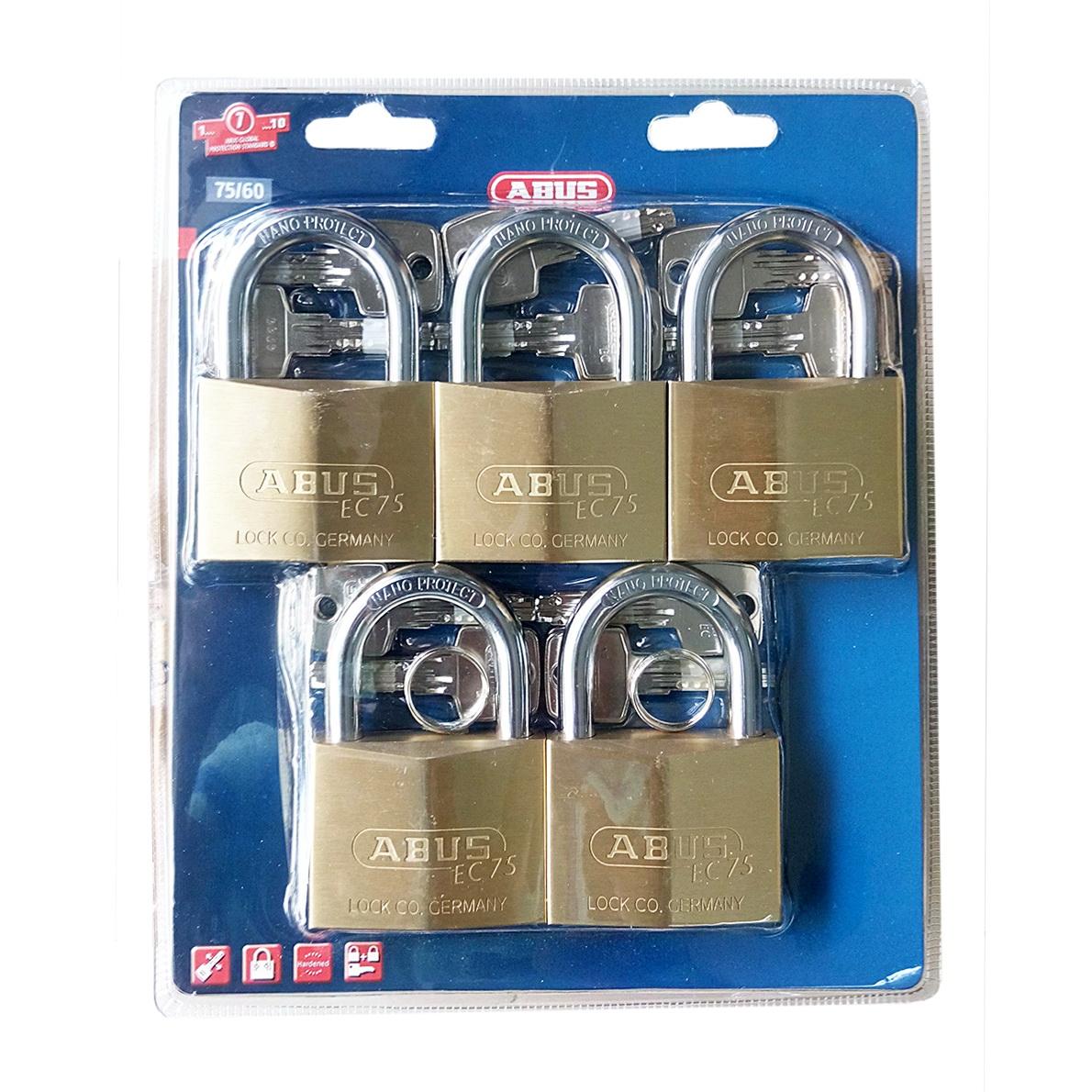 Abus ec 75/60 mk5 master key padlock