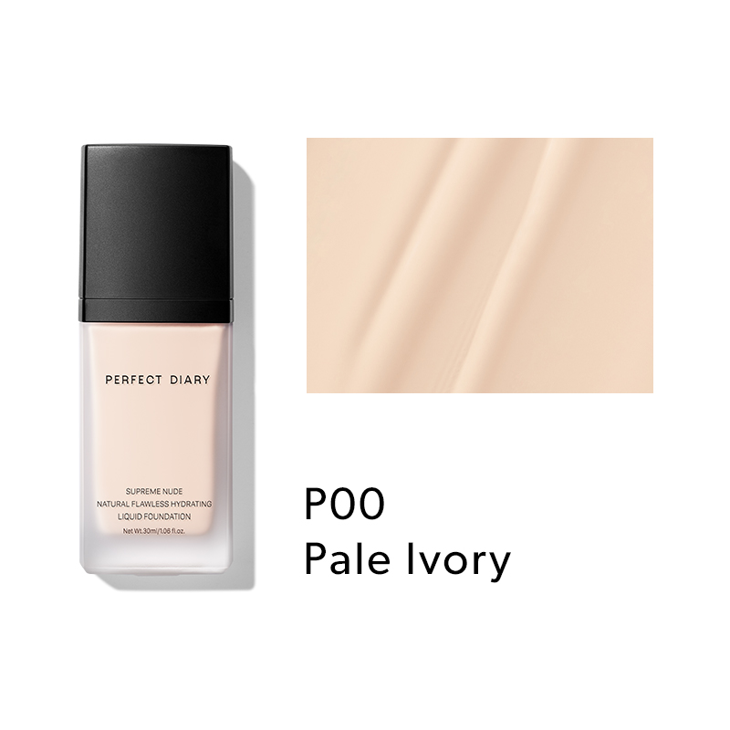 Perfect Diary Natural Flawless Long Lasting Liquid Foundation High Coverage Finish Liquid Foundation Face Makeup (BY)