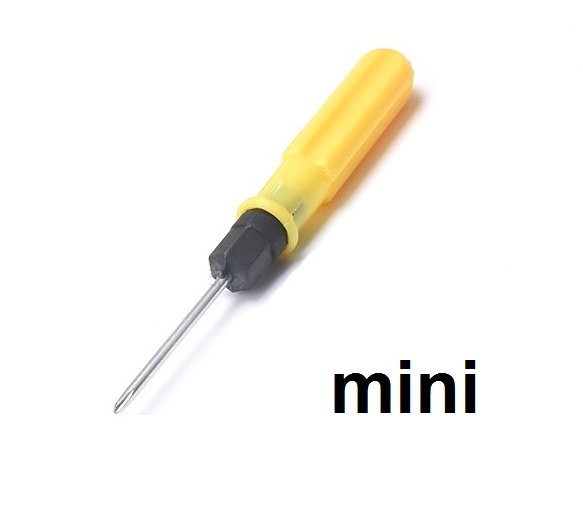 [3 cái[ tua vít mini 2 inch - đảo chiều 2 chấu, 4 chấu