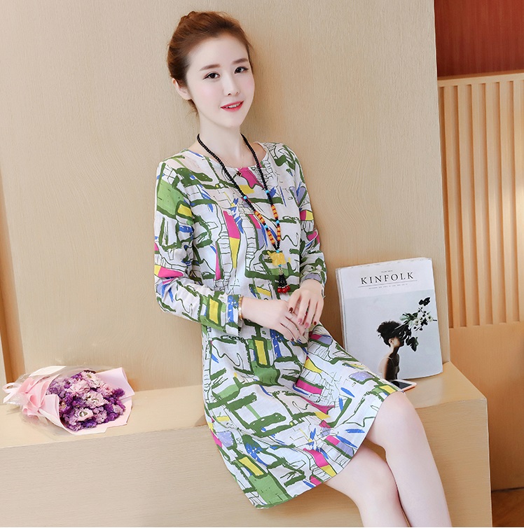 Đầm suông nữ phối màu trẻ trung da66