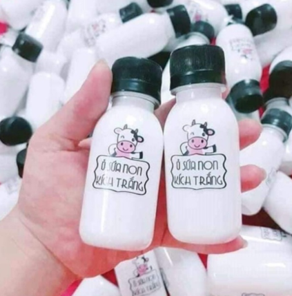 Ủ sữa non kích trắng 100ml handmade