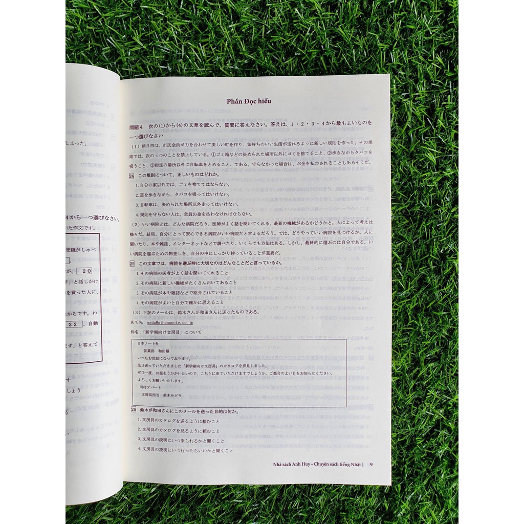 Sách Tổng hợp đề thi chính thức N3 ( Kèm CD)