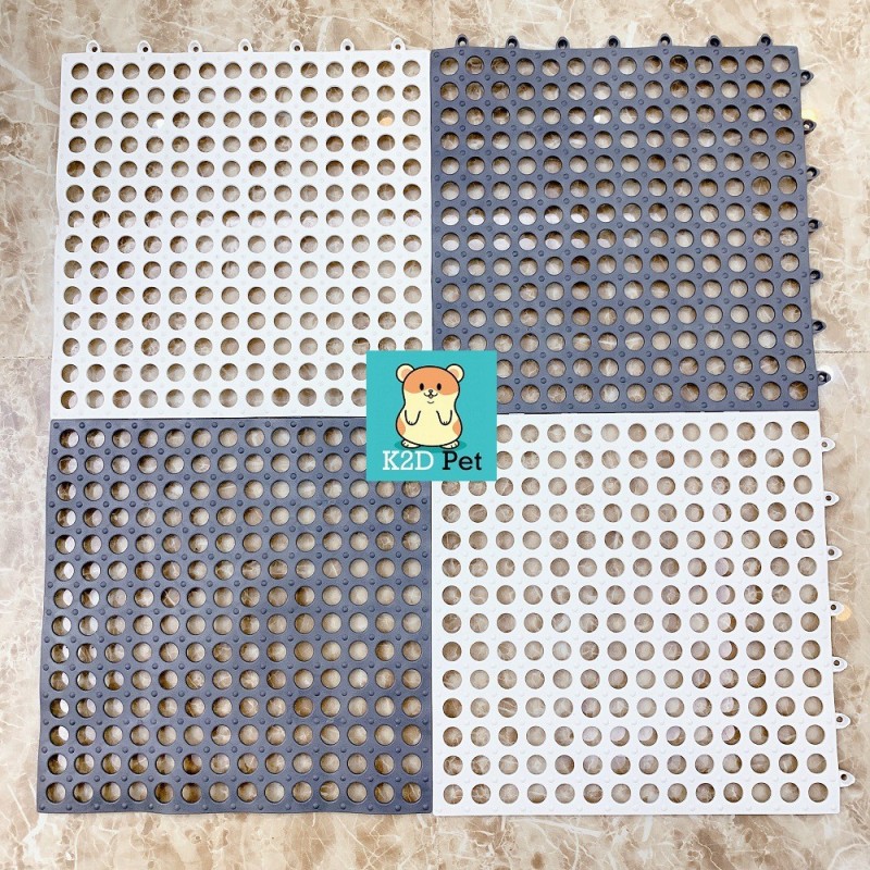 Sàn nhựa tròn lót sàn cho Guinea Pig (bọ ú, chuột lang), chó, mèo, thỏ, sóc, chinchilla