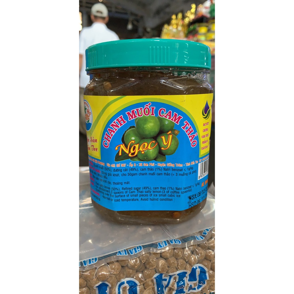 Chanh Muối Cam Thảo Ngọc Ý ( Hủ 900g)