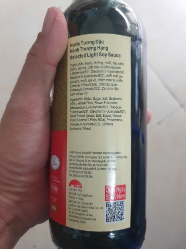 Nước Tương Đậu Nành Thượng Hạng Lee Kum Kee - 500ml