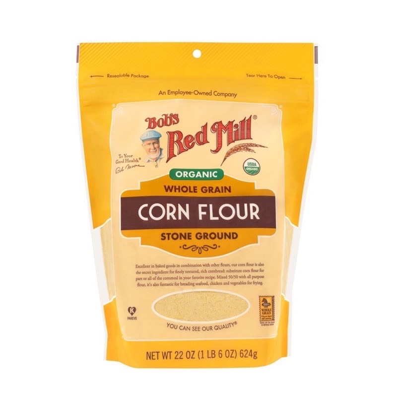624gr bột bắp hữu cơ Bob's red mill