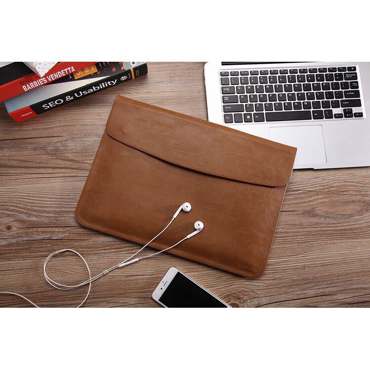Bao da, túi da, cặp da chống sốc cho Laptop, Macbook surface