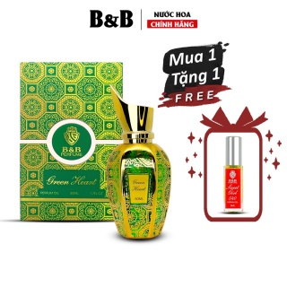 Tinh dầu nước hoa nữ B&B Green Heart 50ml lưu hương cực lâu phong cách Pháp thumbnail