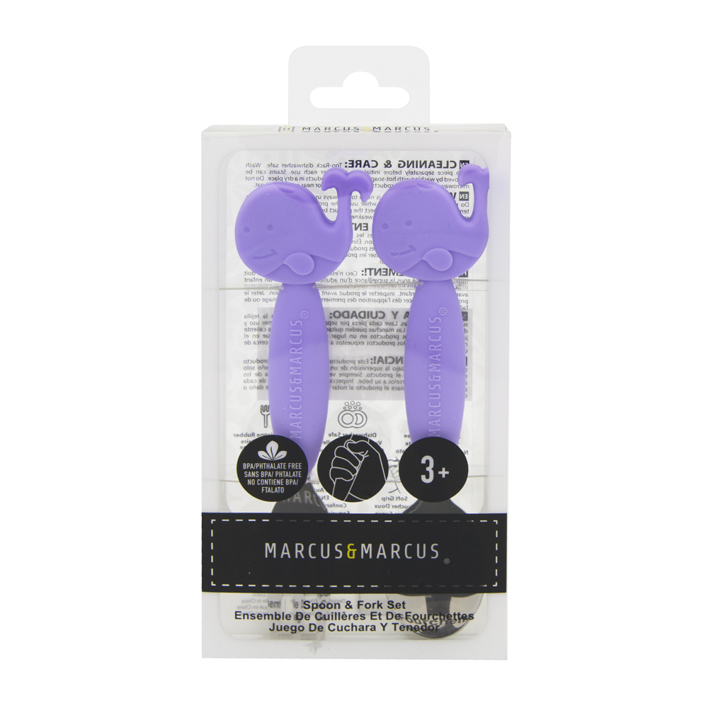 Bộ Thìa Nĩa Ăn Dặm Marcus & Marcus Cho Bé Từ 3 Tuổi - Willo